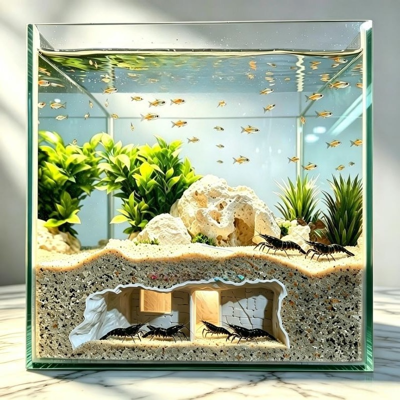 Pet Supplies Online - 3D-geprint geheim huisje visaquarium grot aquascaping
