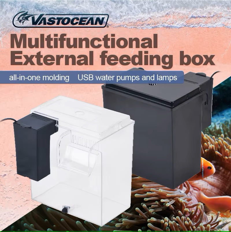 Pet Supplies Fish - VASTOCEAN Aquarium Externe voerbox Mariene tank
