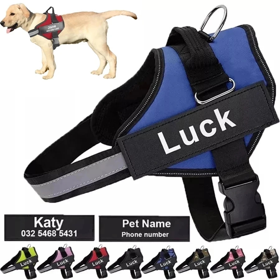 No Pull Dog Harness - Dropshipping Hond Harnas Vest ID Patch