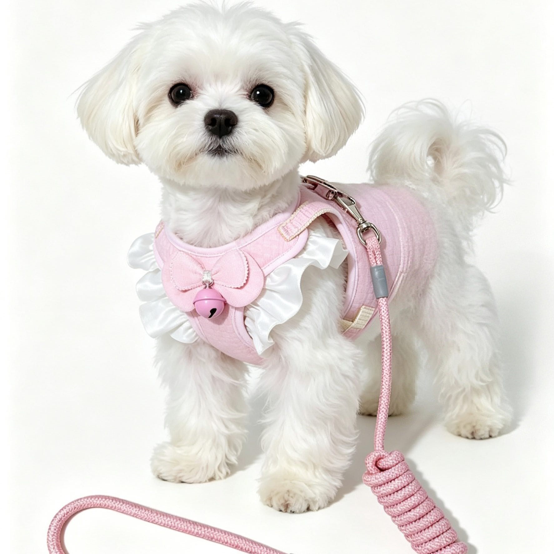 No Pull Dog Harness - Cartoon Huisdier Tuigje en Leiband Set