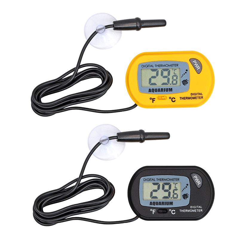 Pet Supplies Fish - Aquariumthermometer LCD Digitale Aquariumtemperatuur Watermeter Aquariumtemperatuurdetector