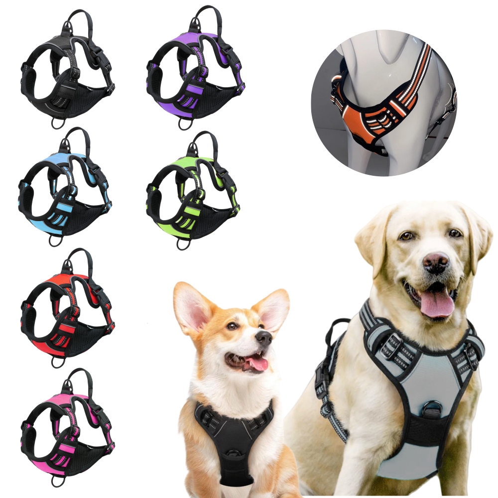 No Pull Dog Harness - Geen Trek Hondentuig Grote Hondentuigen Heavy