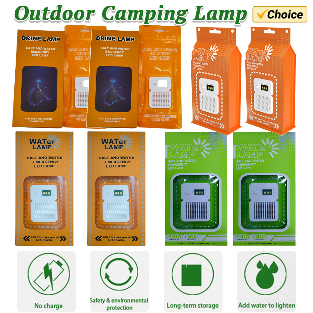 Pet Supplies Fish - LED-zoutwaterlampen Waterdichte draagbare camping-noodlamp Herbruikbare reisbenodigdheden