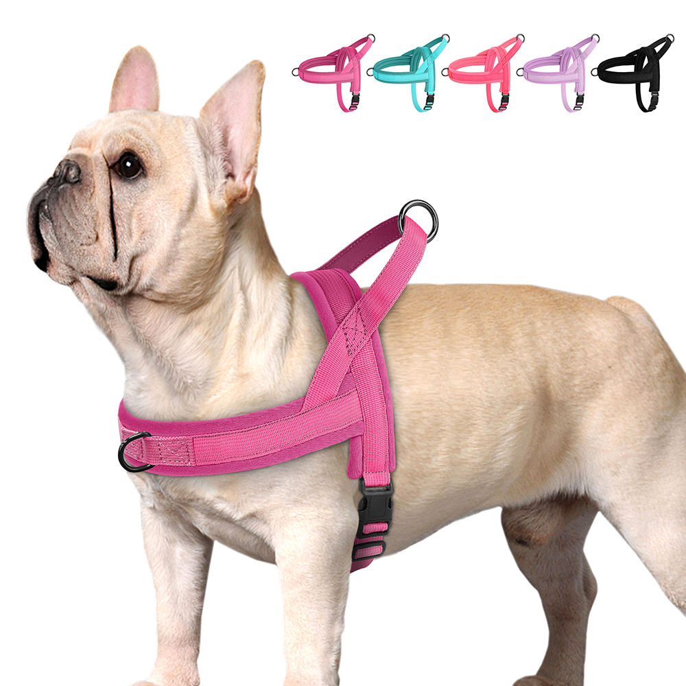 No Pull Dog Harness - Nylon Gewatteerde Hondenharnas Vest Verstelbaar Huisdier