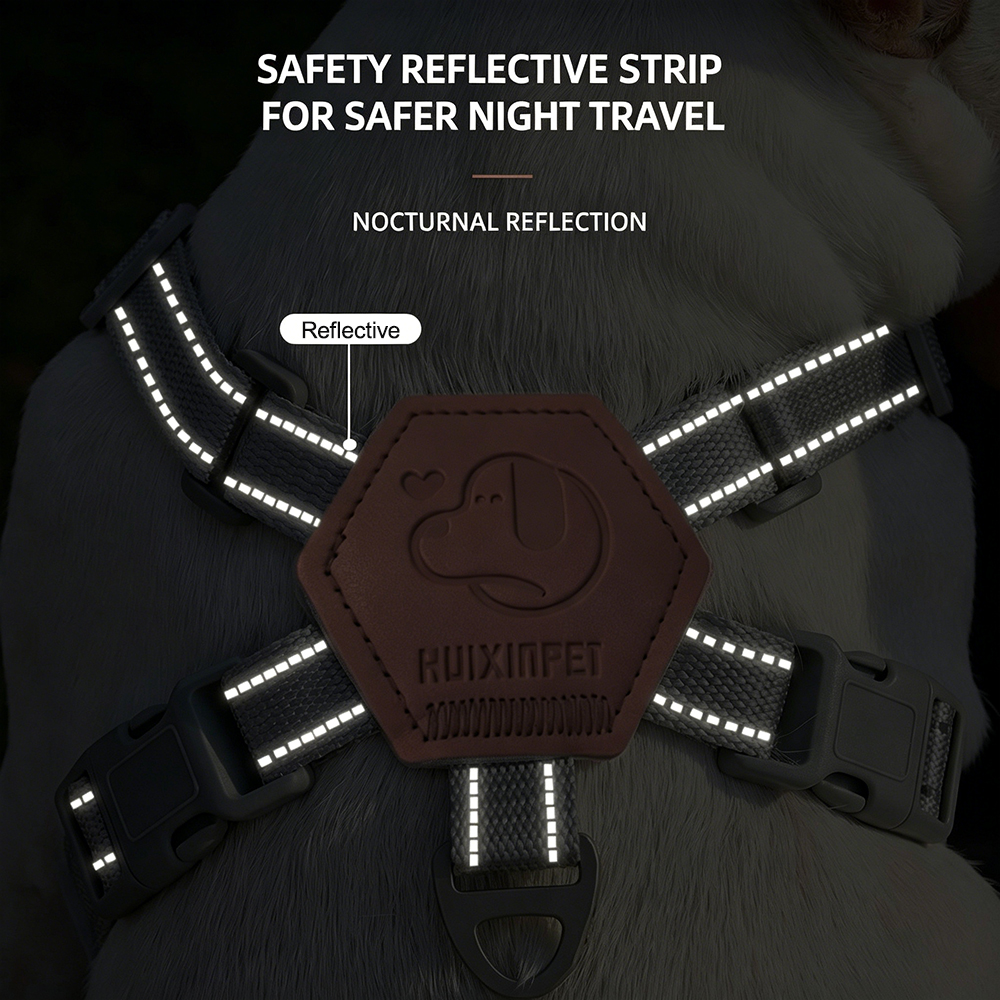 Reflecterende hondenvest-tuig- - No Pull Dog Harness recensie en prijs