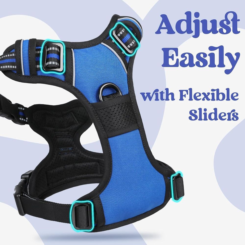 Harnas voor middelgrote honden - No Pull Dog Harness recensie en prijs