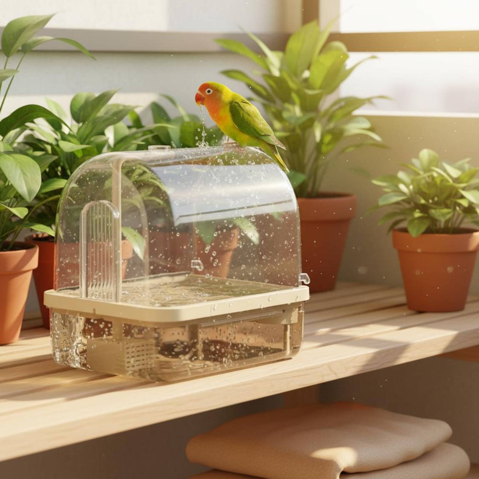 Automatische vogelbad met draa - Pet Supplies Us recensie en prijs