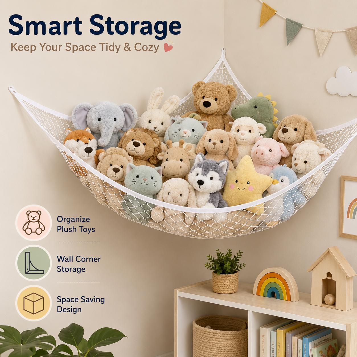 Mesh speelgoedopberghangmat Ha - Pet Supplies Us recensie en prijs