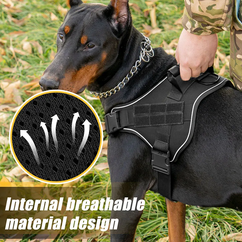 Tactisch hondenharnas voor gro - No Pull Dog Harness recensie en prijs