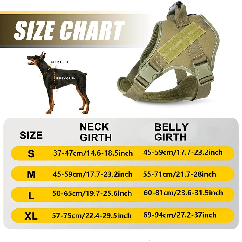 Tactisch hondenharnas voor gro - No Pull Dog Harness recensie en prijs