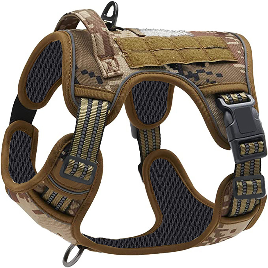 Militair tactisch hondenharnas - No Pull Dog Harness recensie en prijs