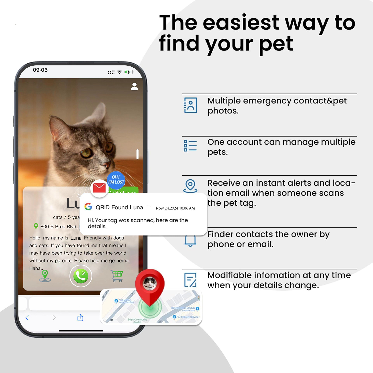 QR ID huisdiertag voor katten, - Pet Supplies Online recensie en prijs